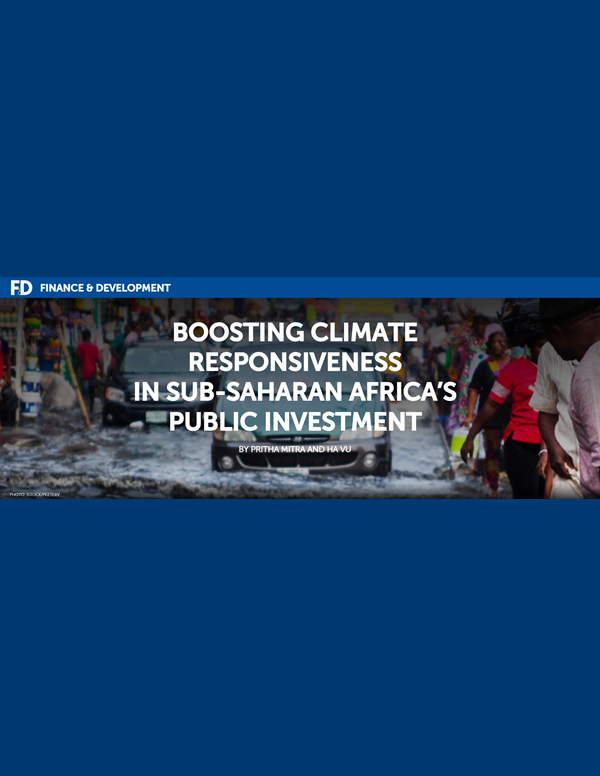 Boosting Climate Responsiveness in Sub-Saharan Africa’s Public Investment