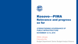 Kosovo - PIMA Progress