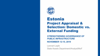 Estonia - Project Appraisal and Selection