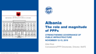 Albania - The Role and Magnitude of PPPs