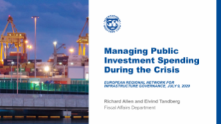 Managing Public Investment Spending During the Crisis