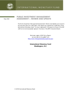 Public Investment Management - Review and Update (2018)