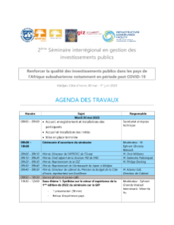 Joint Interregional AFRITAC West & Central Workshop: Public Investment Management